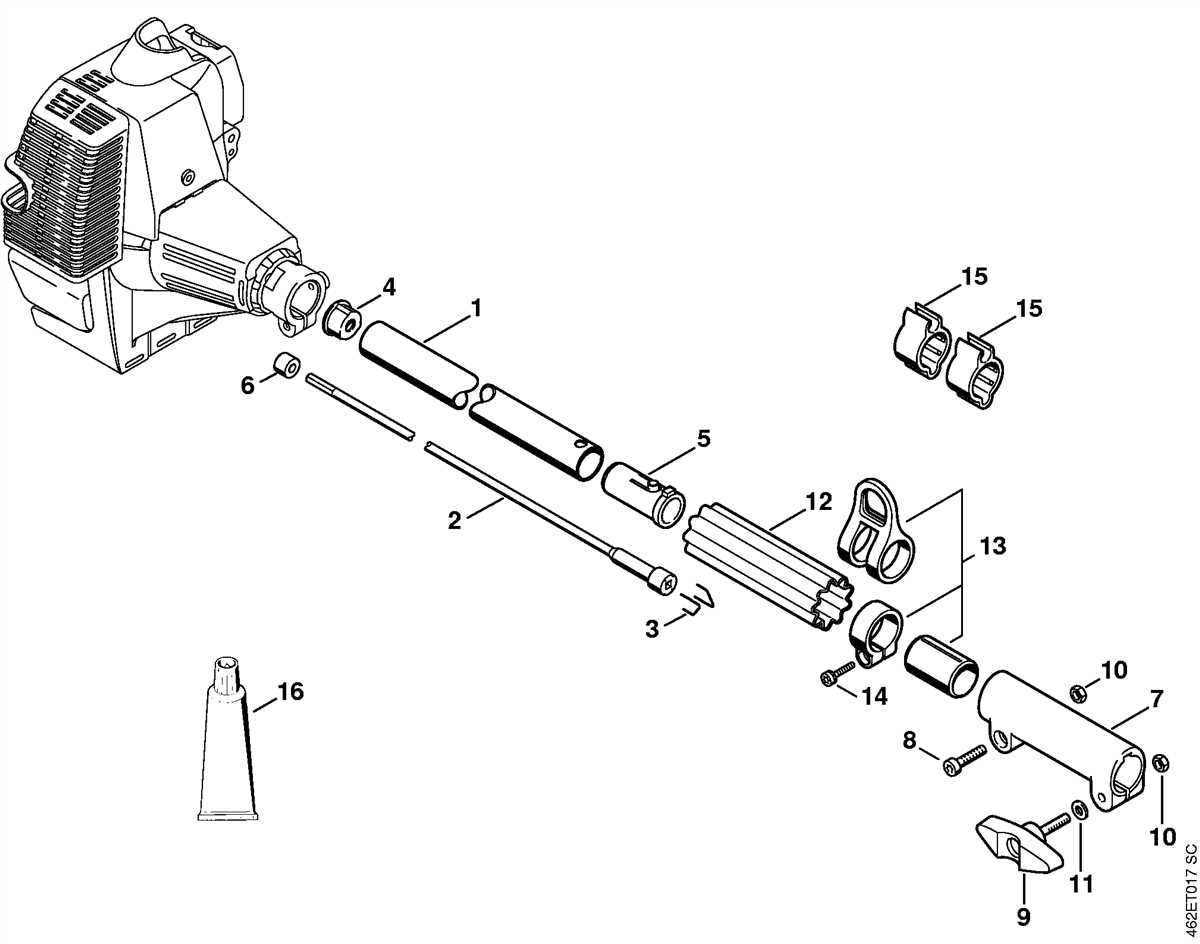 Illustrated Parts Diagram For Stihl FS KM